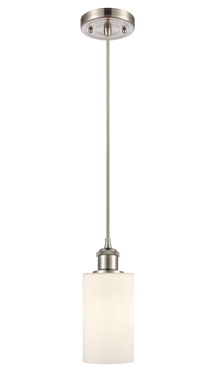Brushed Satin Nickel / Matte White