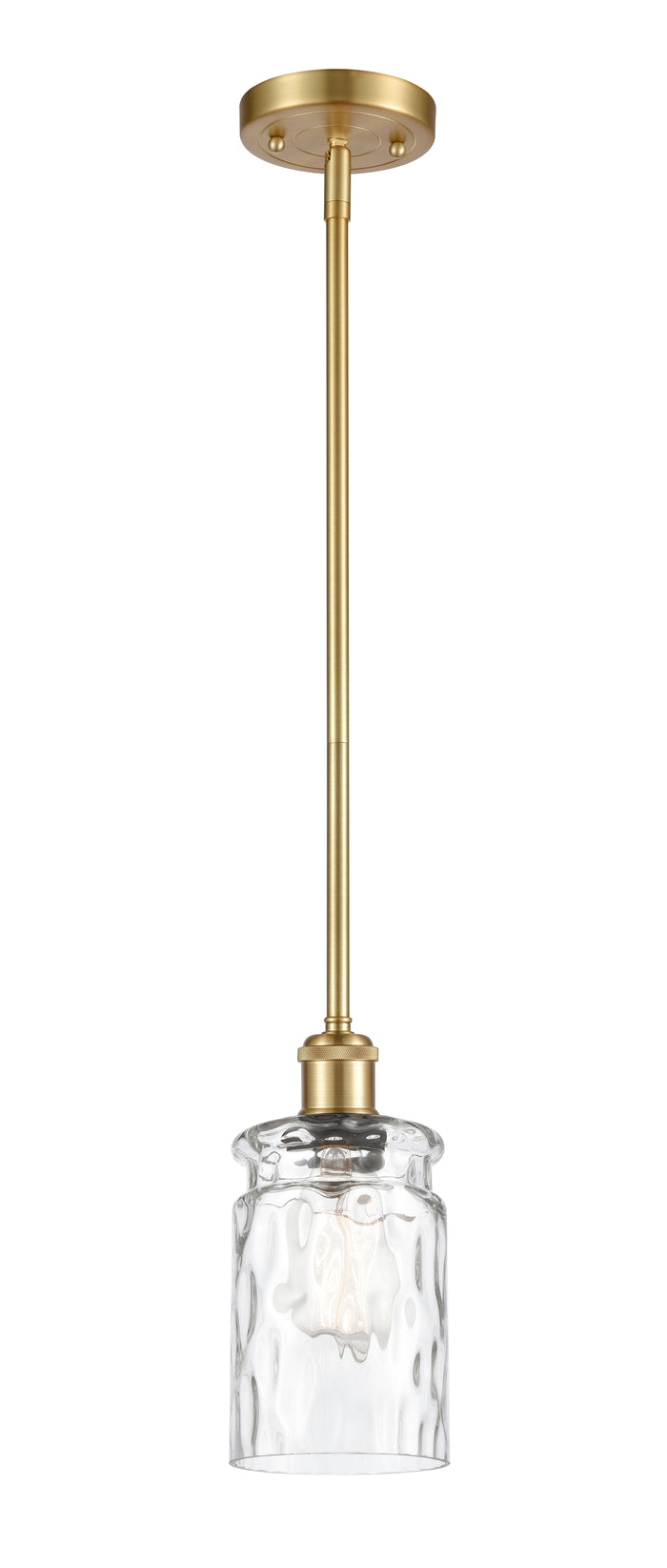 Satin Gold / Clear Waterglass