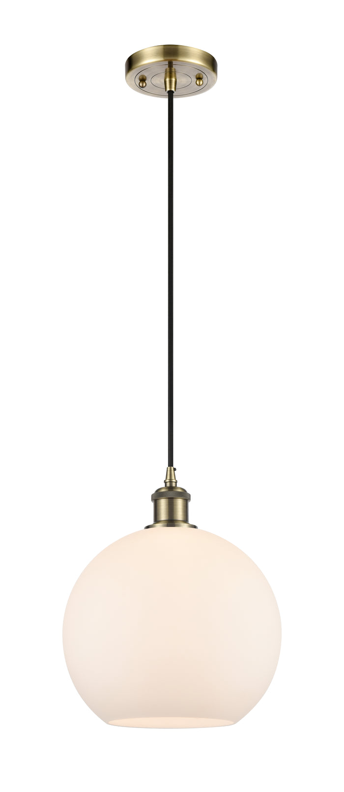 Ballston Mini Pendant Cast Brass Antique