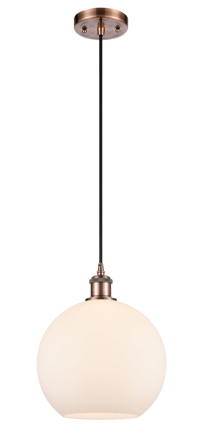 Ballston Mini Pendant Cast Brass Antique