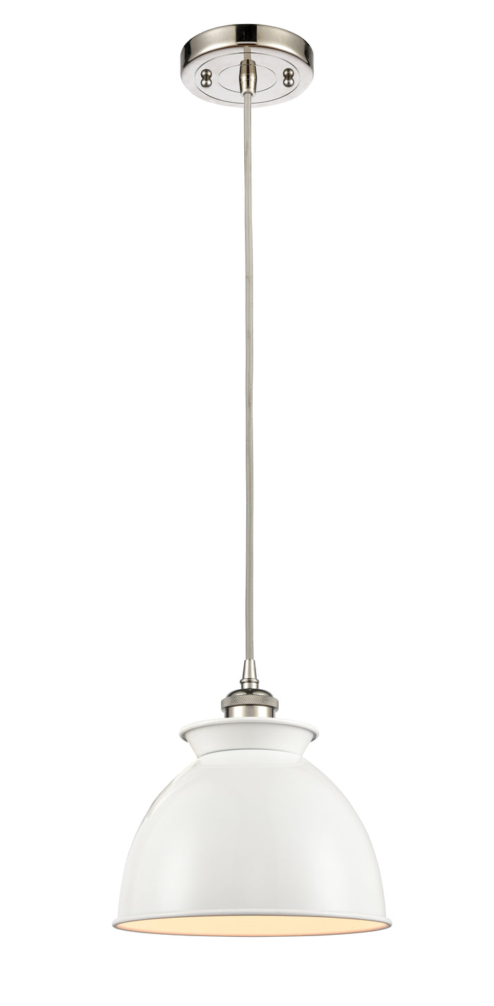 Polished Nickel / Glossy White