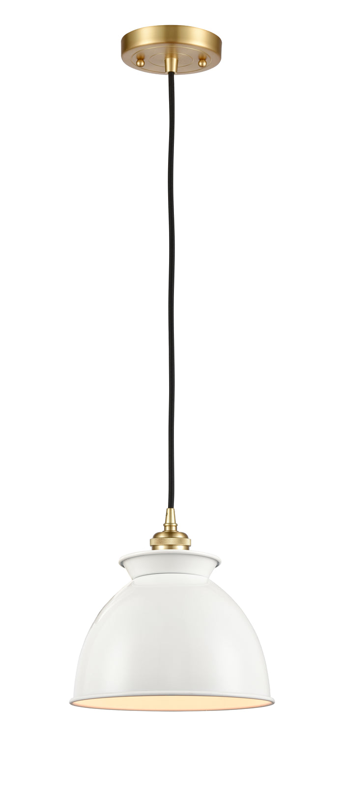 Satin Gold / Glossy White