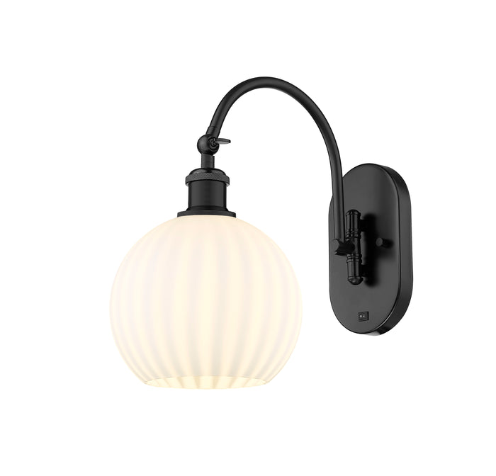 Ballston Sconce Cast Brass Steel Glass