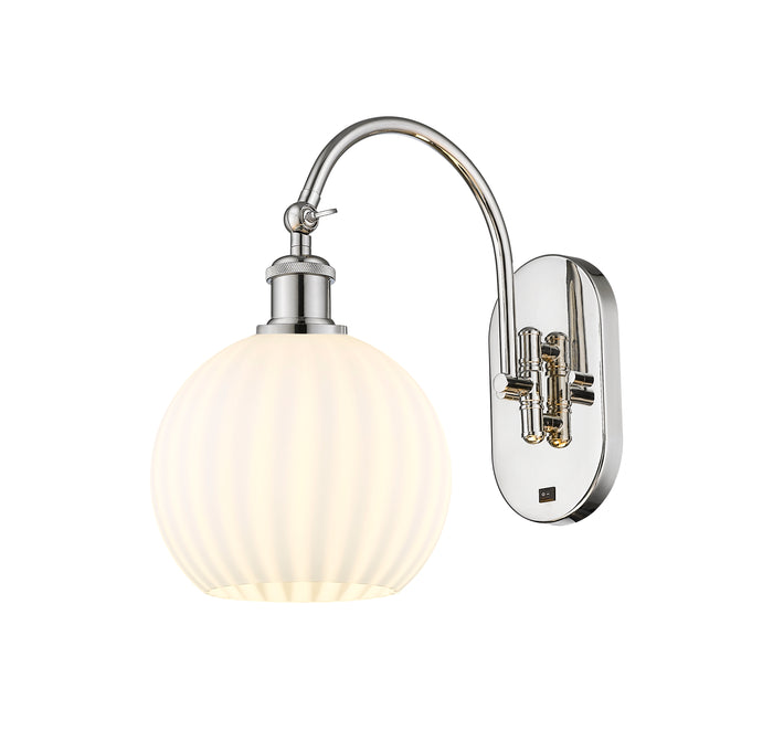 Ballston Sconce Cast Brass Steel Glass