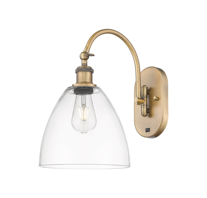 Ballston Sconce Cast Brass Steel Glass