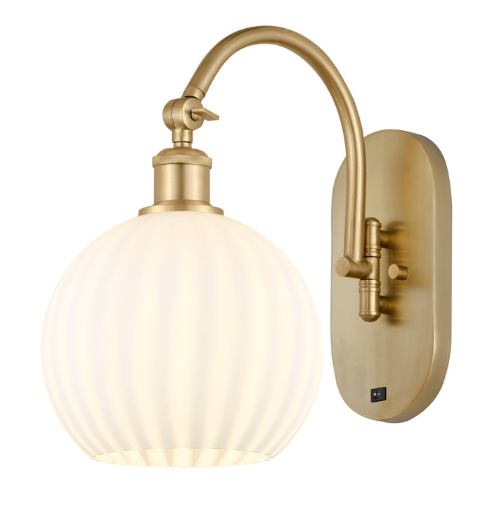 Ballston Sconce Cast Brass Steel Glass