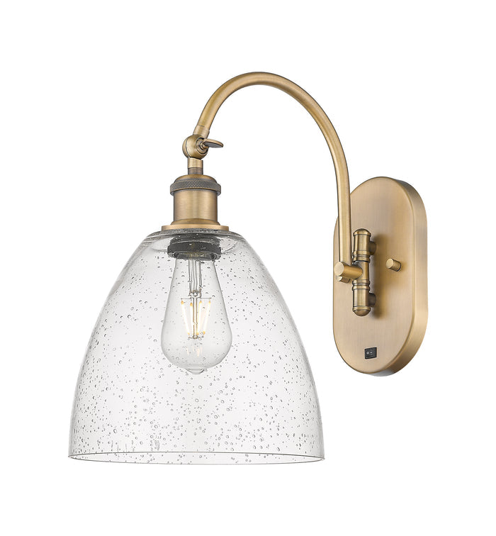 Ballston Sconce Cast Brass Steel Glass