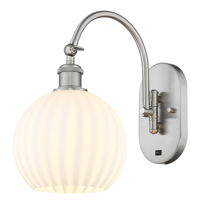 Ballston Sconce Cast Brass Steel Glass