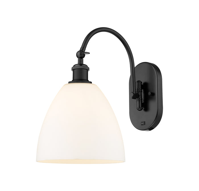 Ballston Sconce Cast Brass Steel Glass