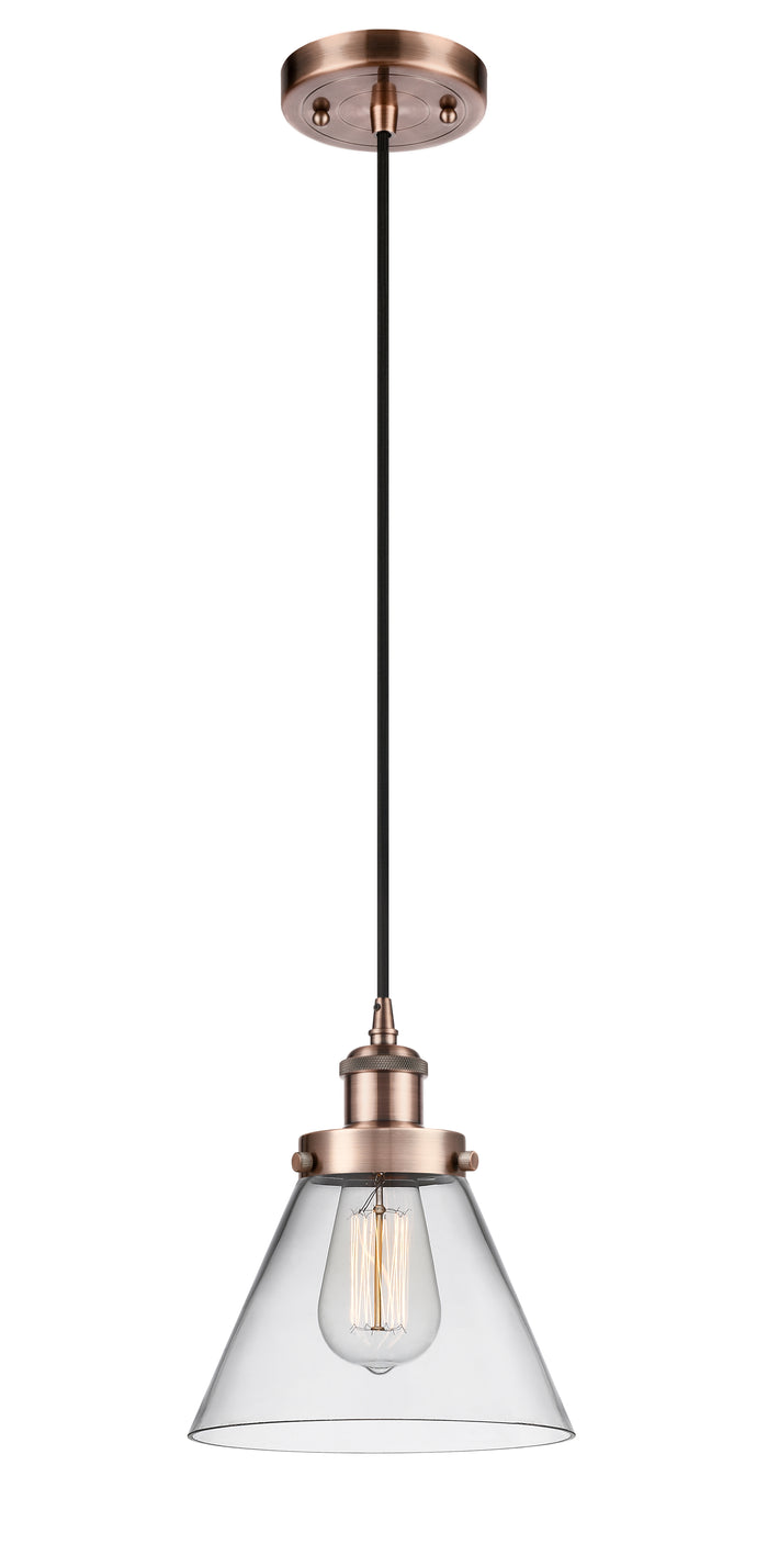 Ballston Urban Mini Pendant 8 Inch Copper