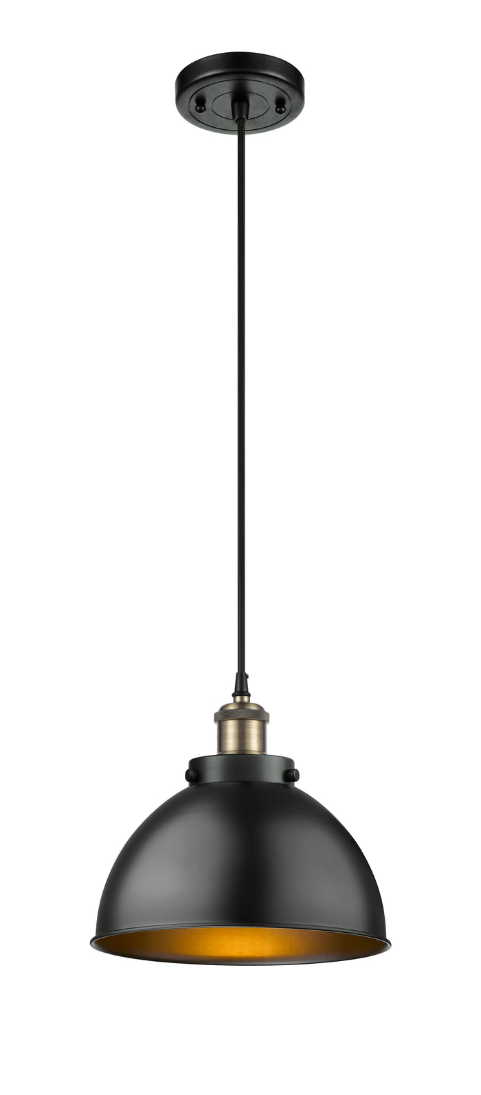 Ballston Urban Mini Pendant Antique Brass