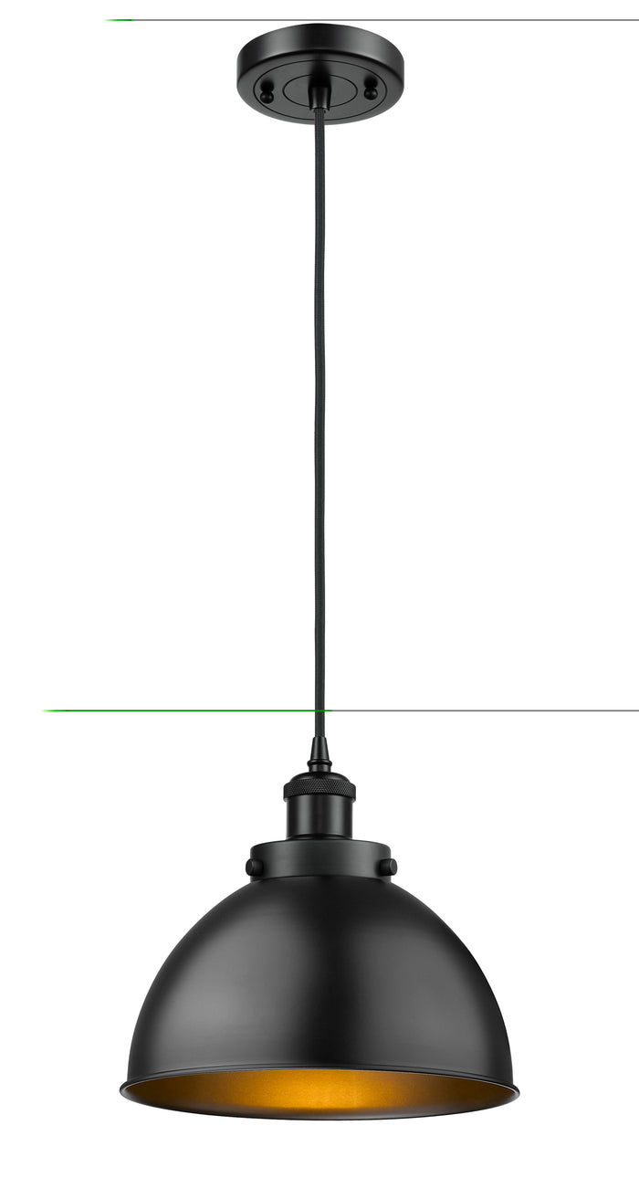Ballston Urban Mini Pendant Antique Brass