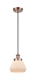 Ballston Urban Mini Pendant Antique Copper Finish