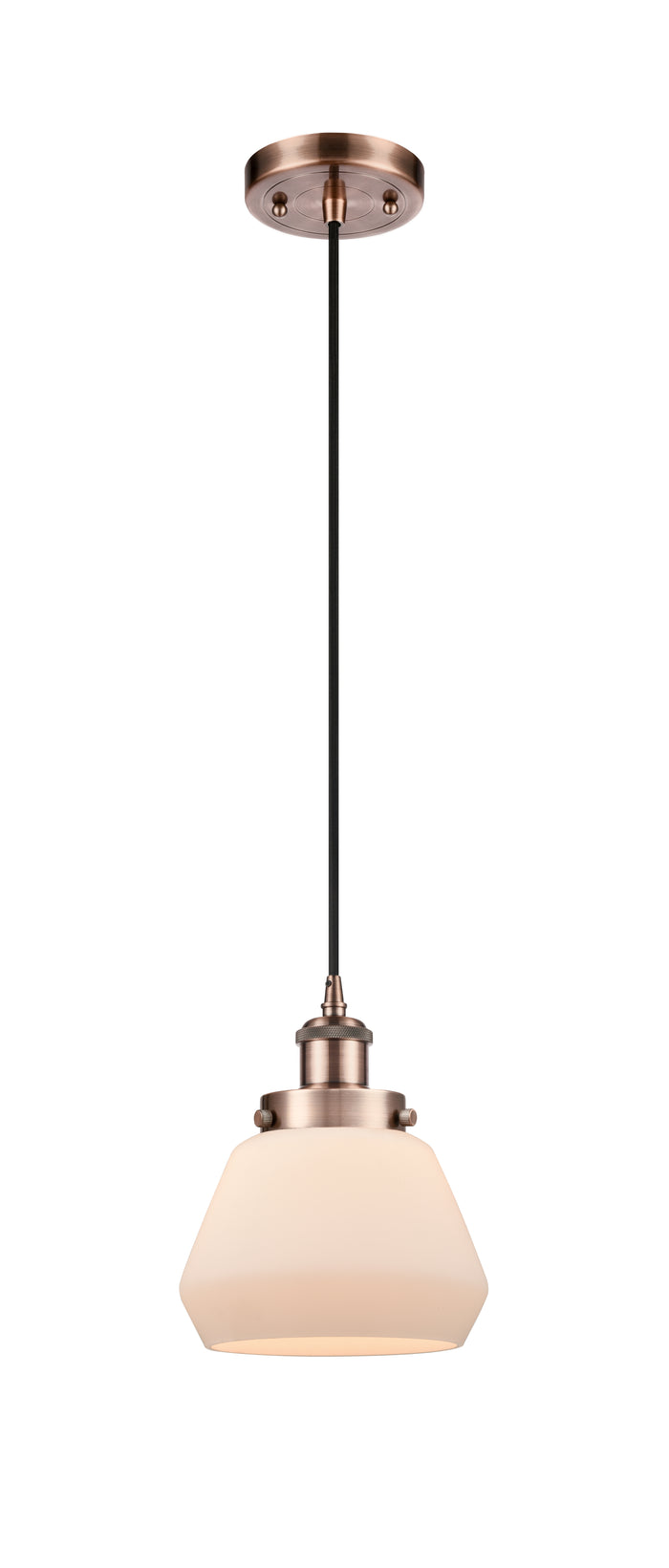 Ballston Urban Mini Pendant Antique Copper Finish