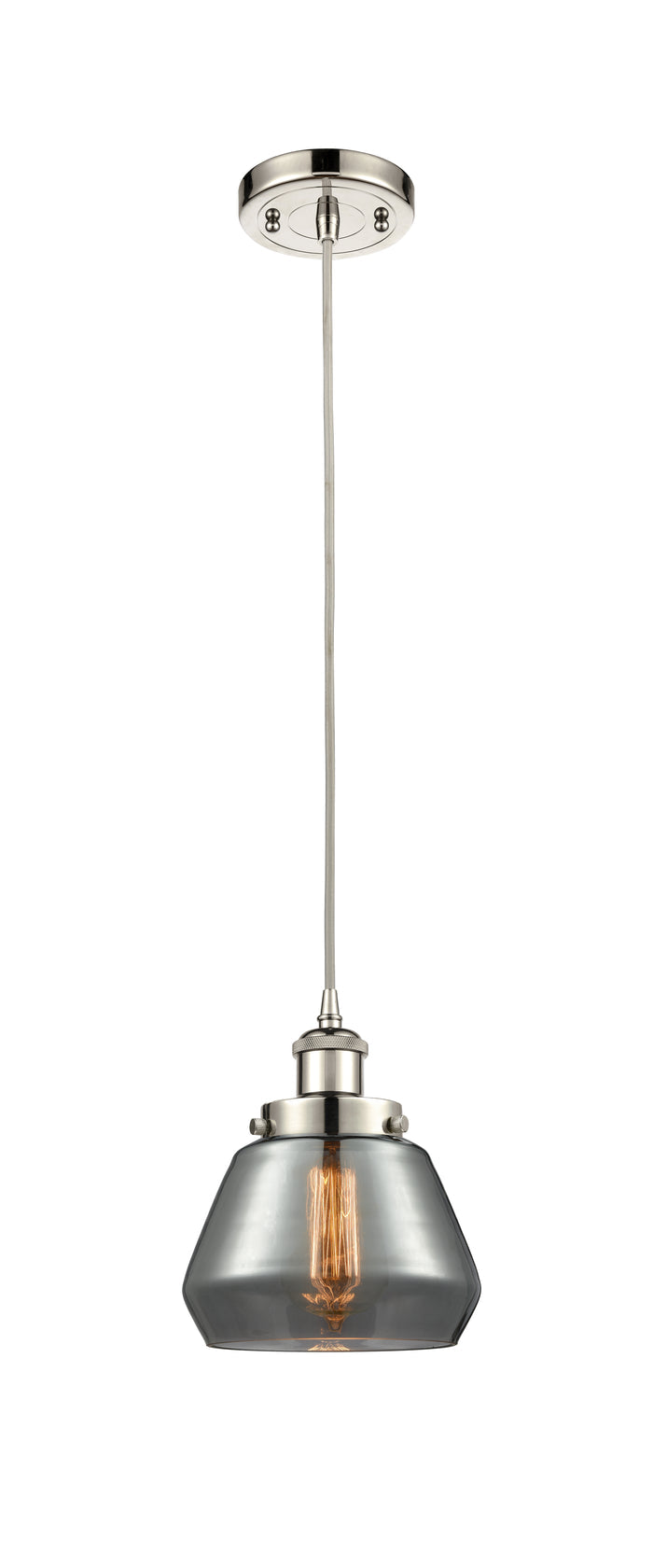 Polished Nickel / Light Smoke