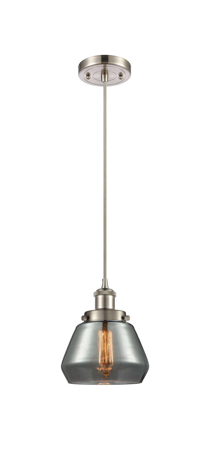 Brushed Satin Nickel / Light Smoke