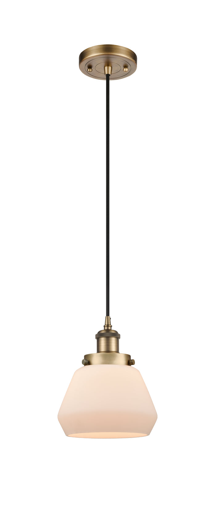 Ballston Urban Mini Pendant Antique Copper Finish