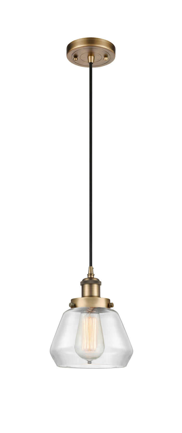 Ballston Urban Mini Pendant Antique Copper Finish