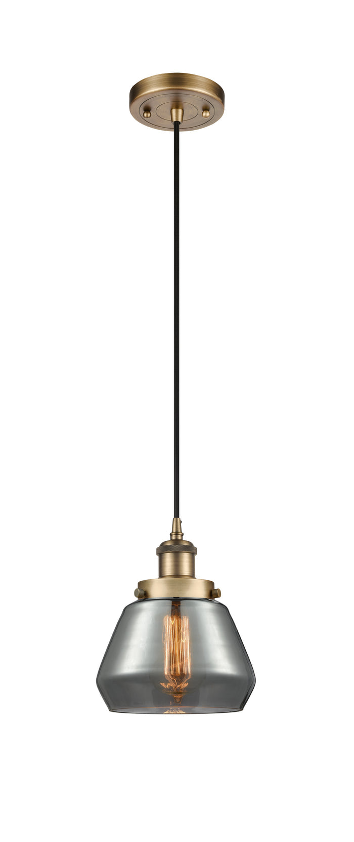 Ballston Urban Mini Pendant Antique Copper Finish