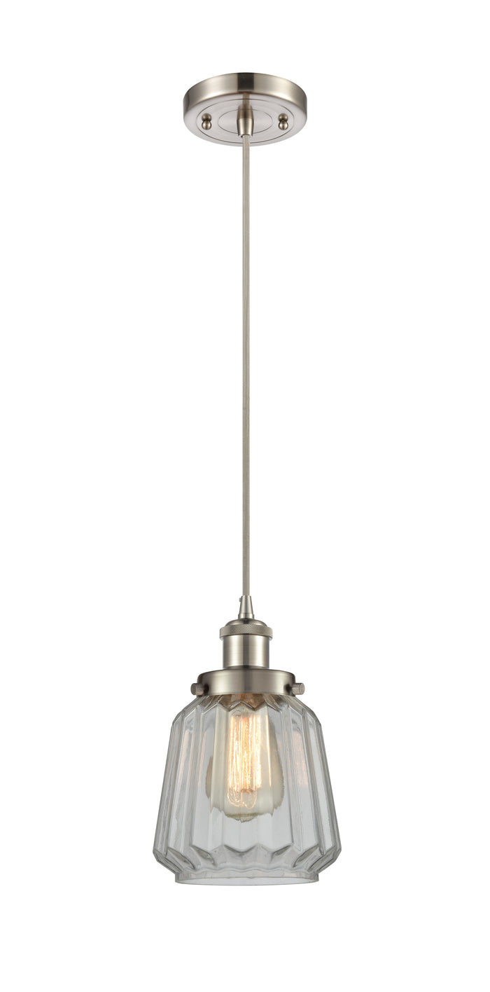 Brushed Satin Nickel / Clear