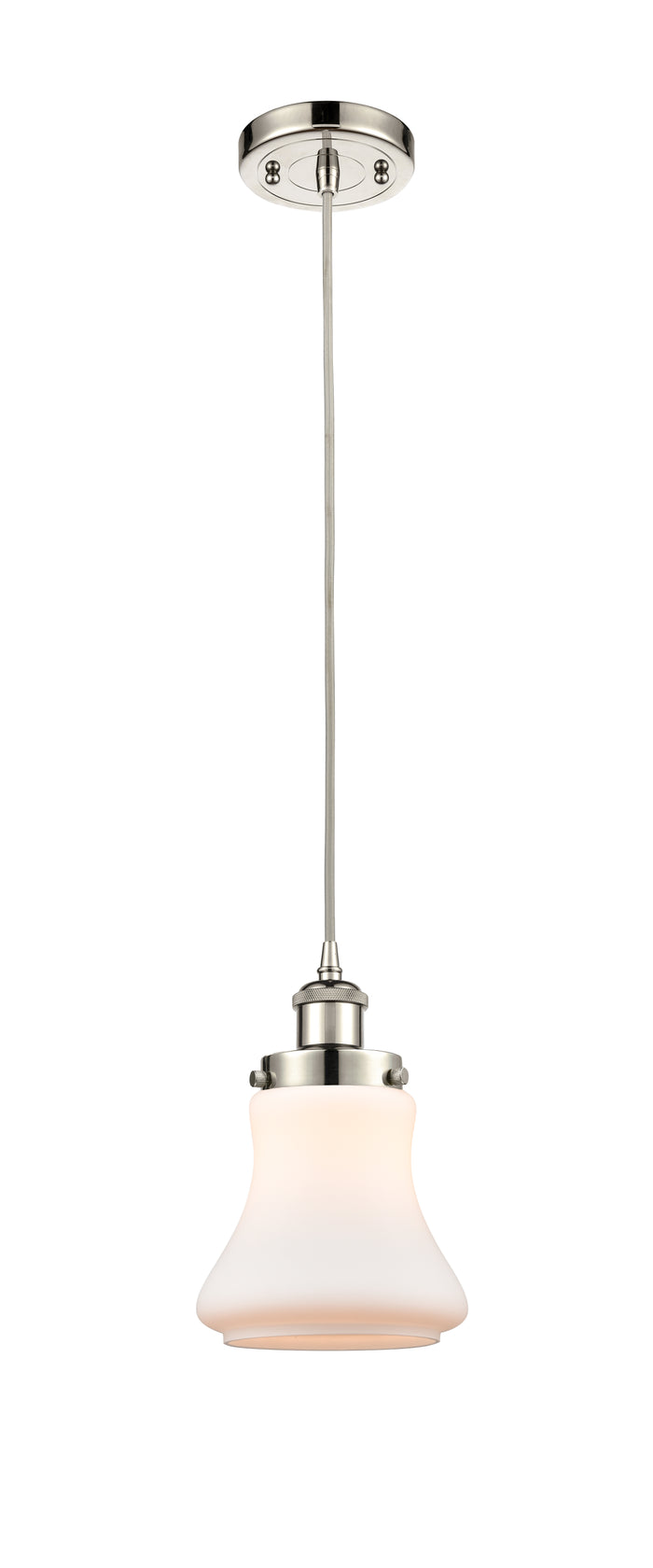 Polished Nickel / Matte White