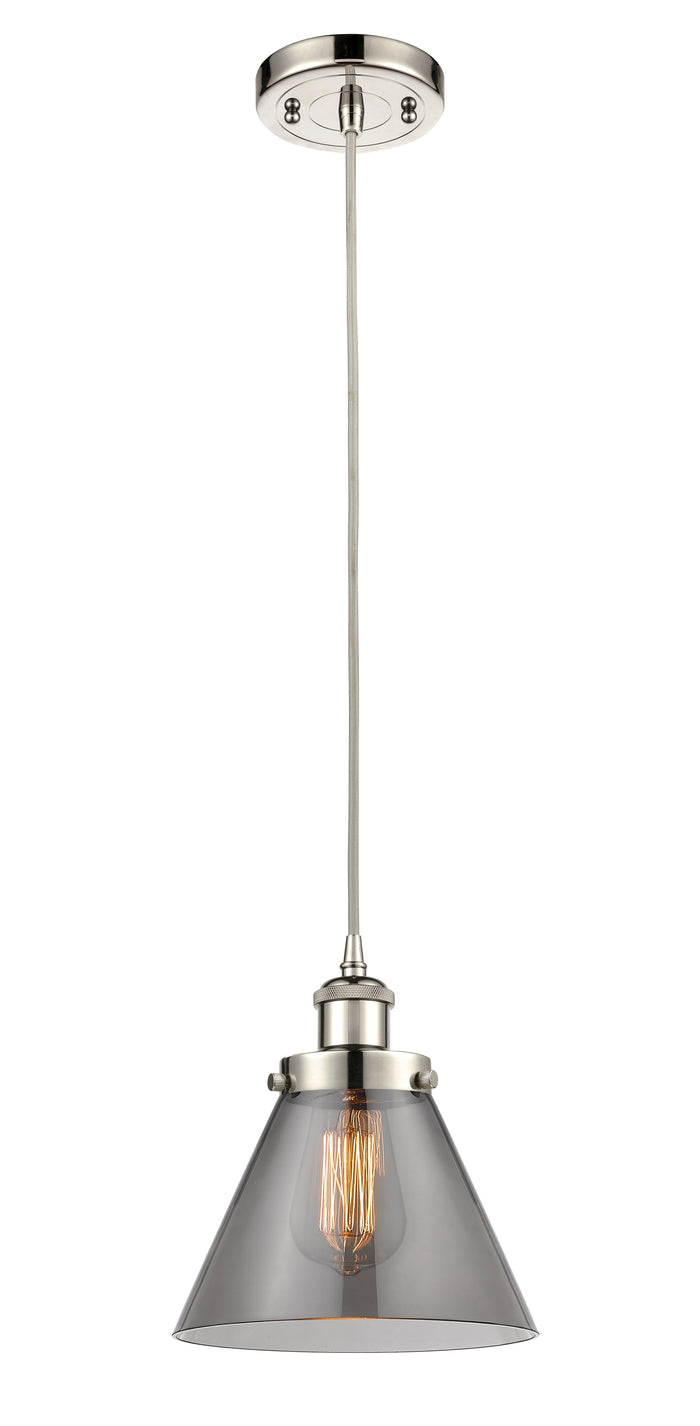 Polished Nickel / Light Smoke
