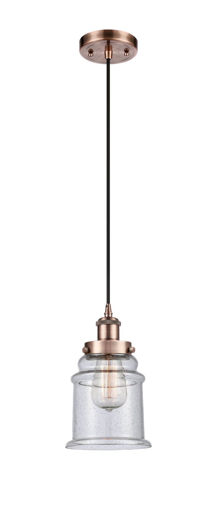 Ballston Urban Mini Pendant Antique Copper