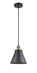 Ballston Urban Mini Pendant Black Antique Brass