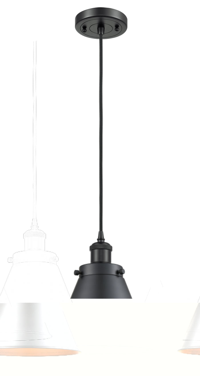 Ballston Urban Mini Pendant Black Antique Brass