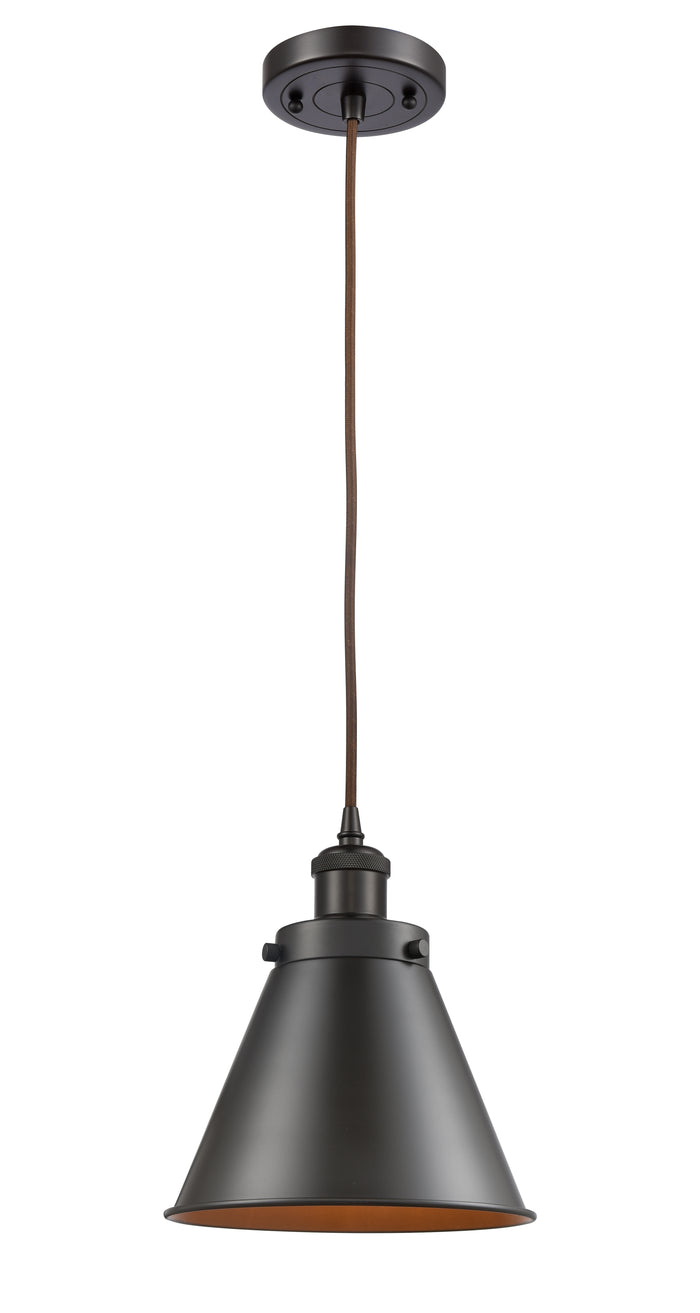 Ballston Urban Mini Pendant Black Antique Brass