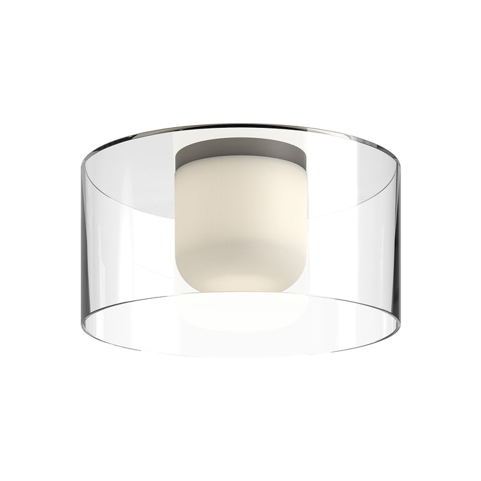 Birch 12-in Aluminum Flush Mount