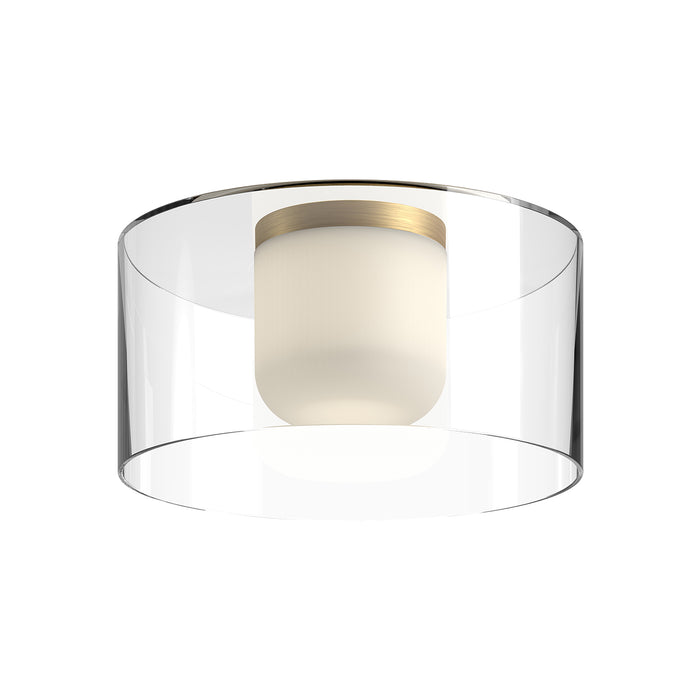 Birch 12-in Aluminum Flush Mount