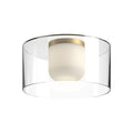 Birch 12-in Aluminum Flush Mount