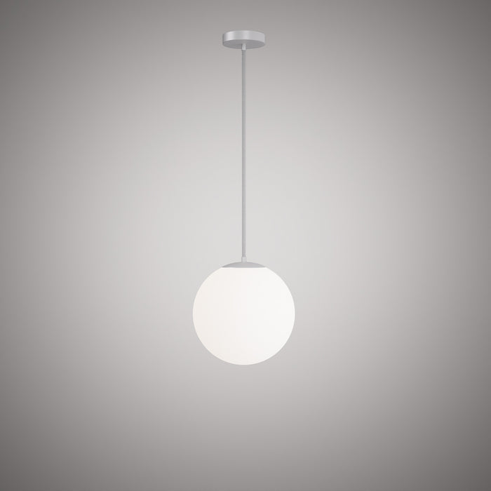 1 Lights Bolio 12-in Pendant Matte White  Dimmable 60W