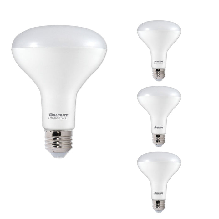 BR30 11W Dimmable Frost Filament LED Light Bulb with E26 Base, 3000K, 1000 Lumens, 4-Pack