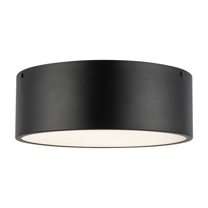 Brisbane 12-in 2 lights Steel Flush Mount
