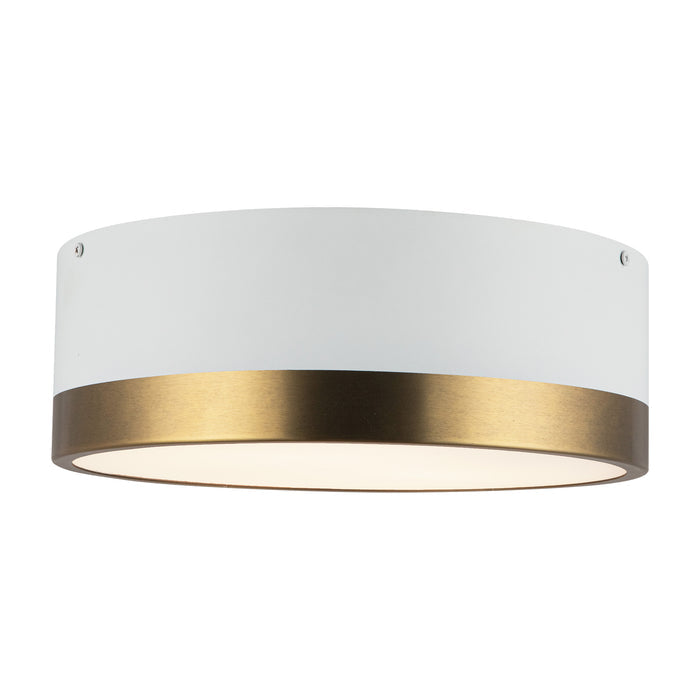 Brisbane 12-in Steel Flush Mount