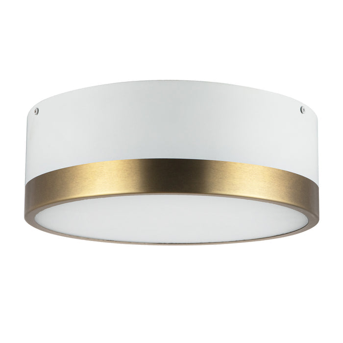 Brisbane 12-in Steel Flush Mount