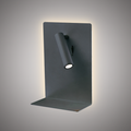 Bronx Bedside Wall Light Matte Black  Dimmable 11W