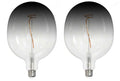 C53 4.5W Dimmable Clear/Smoke Filament LED Light Bulb with E26 Base, 3000K, 200 Lumens, 2-Pack