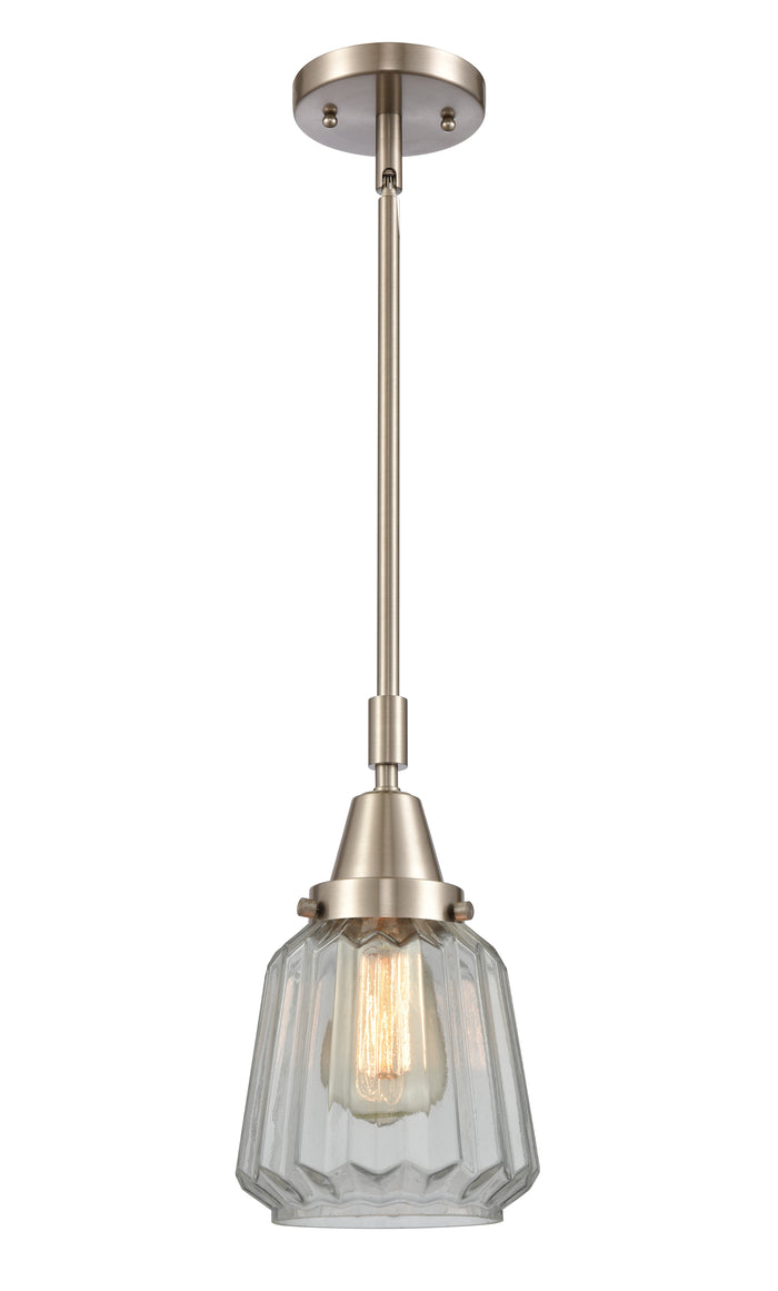 Brushed Satin Nickel / Clear