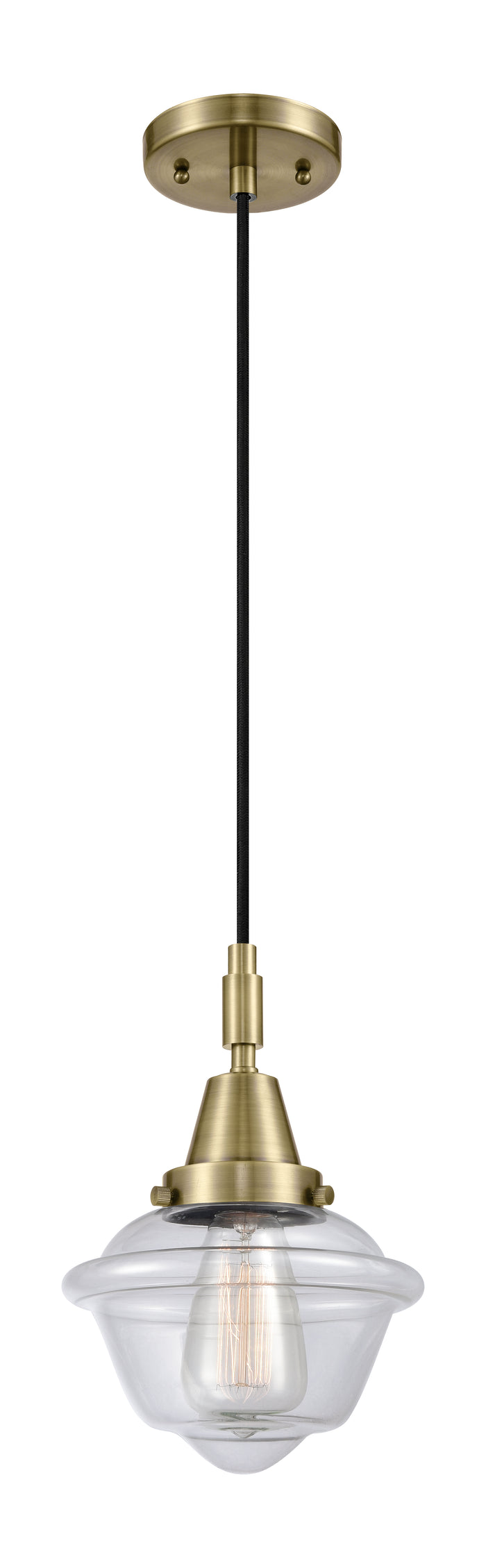 Caden Mini Pendant Antique Brass Finish
