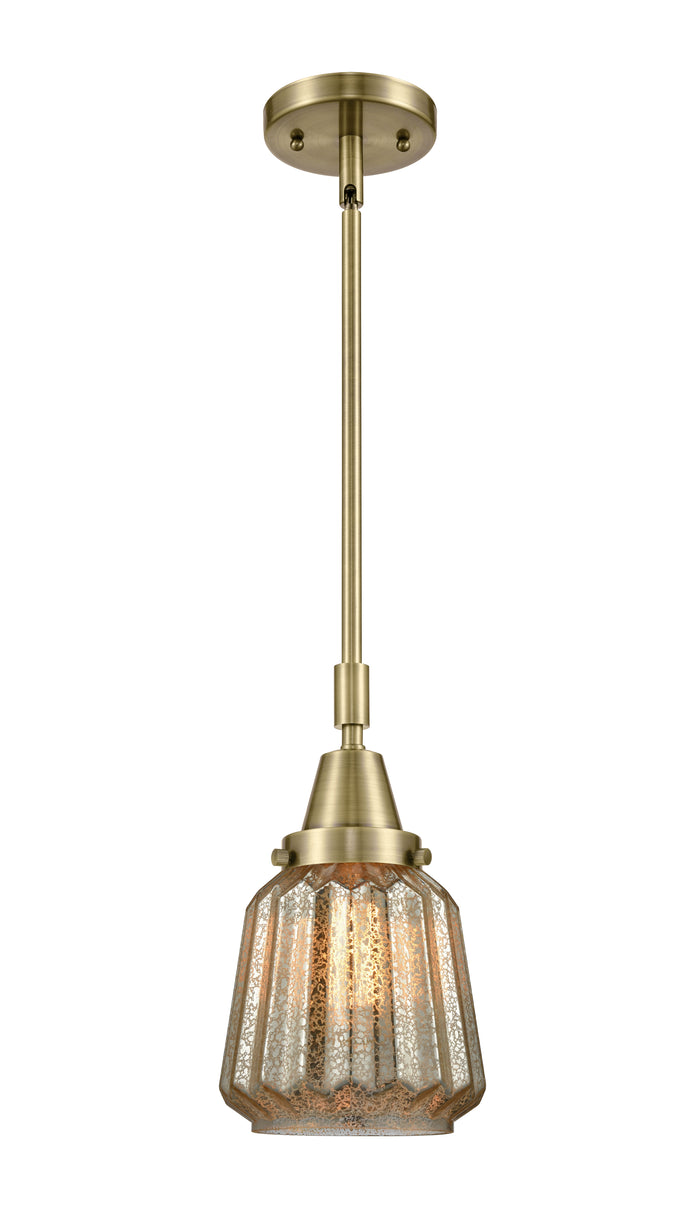 Caden Mini Pendant Antique Brass Finish