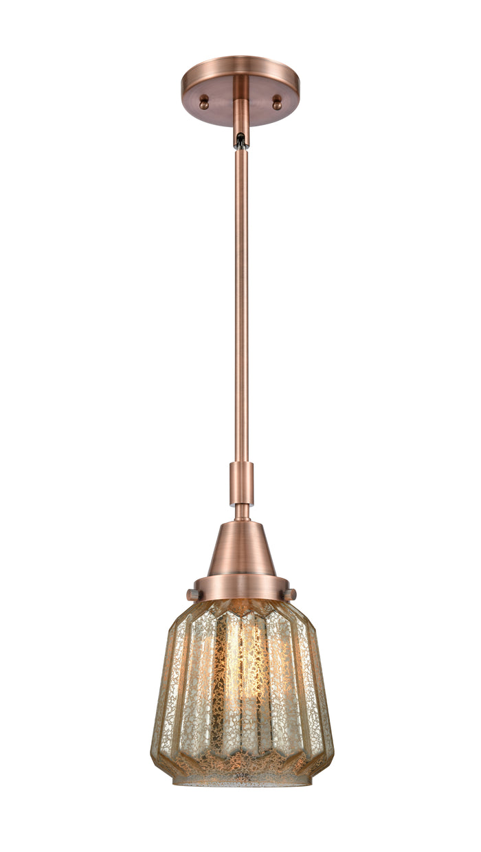 Caden Mini Pendant Antique Brass Finish