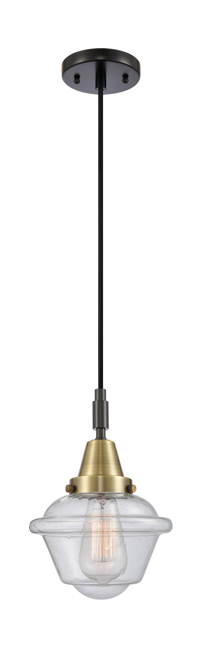 Caden Mini Pendant Antique Brass Finish