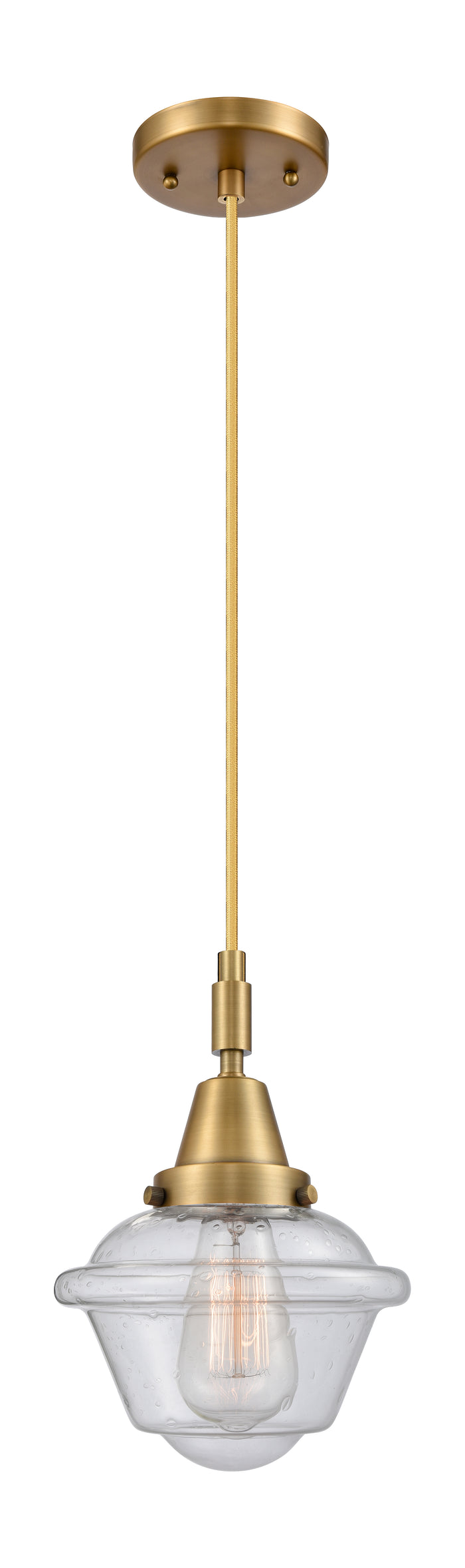 Caden Mini Pendant Antique Brass Finish