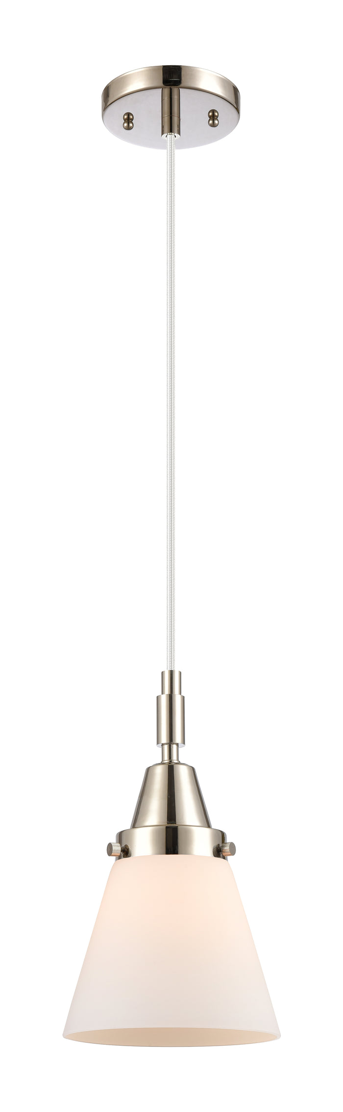 Polished Nickel / Matte White