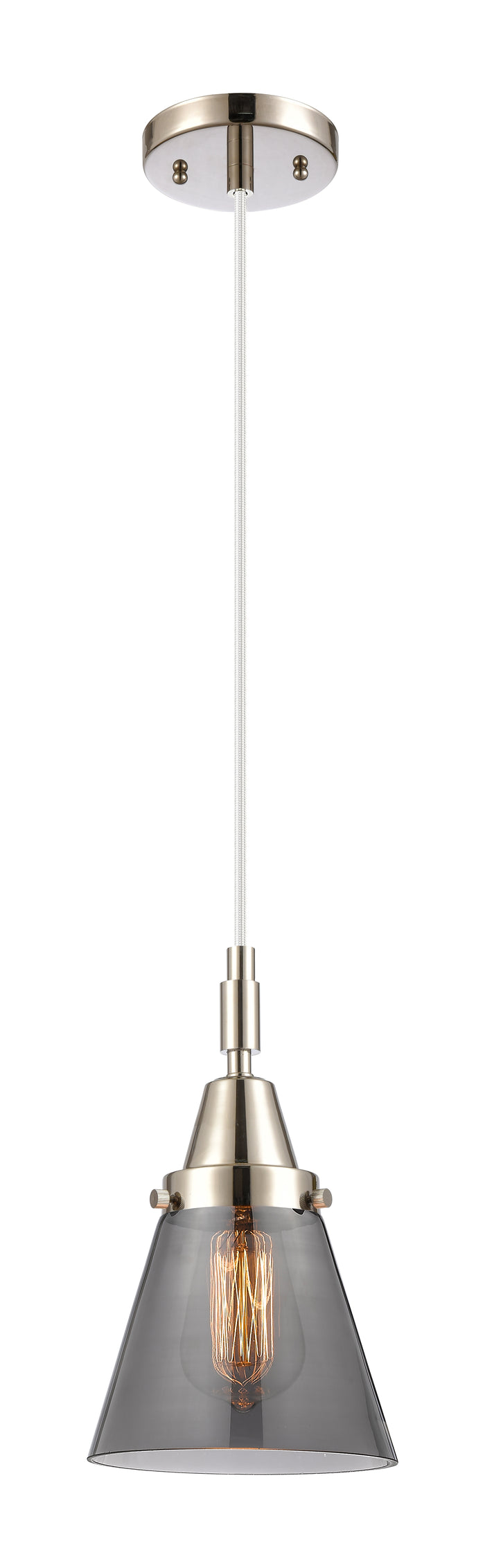 Polished Nickel / Light Smoke
