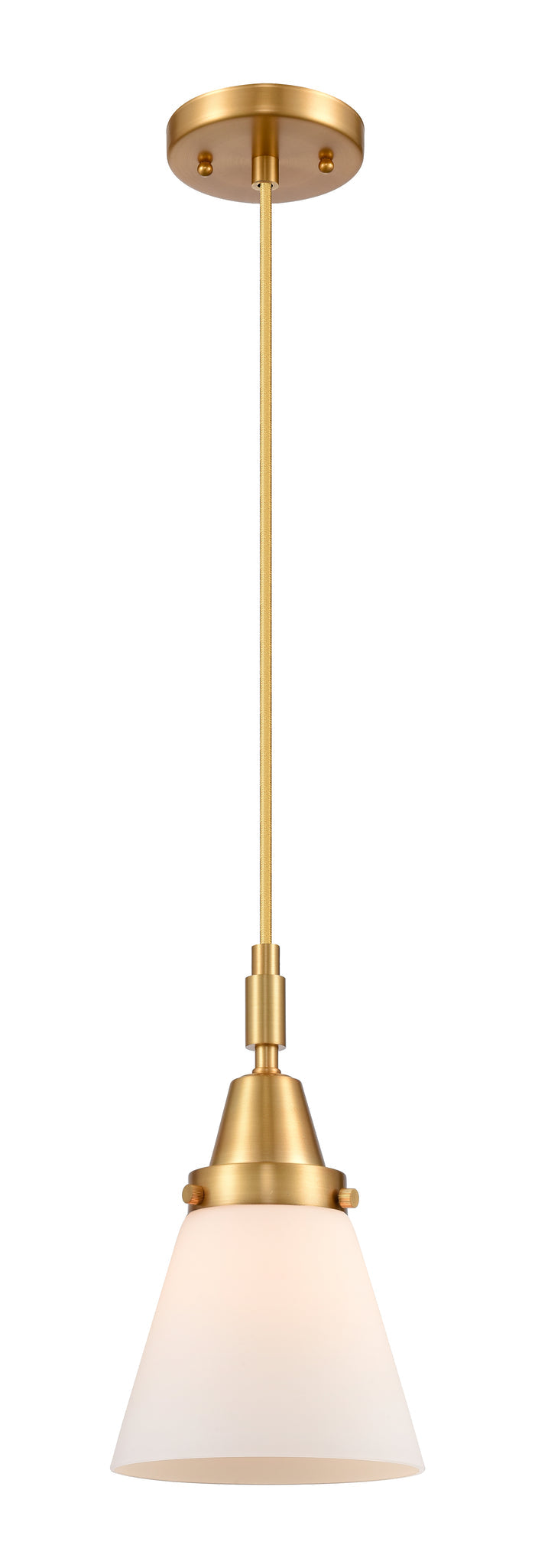 Satin Gold / Matte White