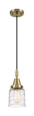 Caden Mini Pendant Antique Brass Glass